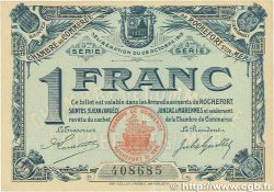 1 Franc FRANCE Regionalismus und verschiedenen Rochefort-Sur-Mer 1915 JP.107.13 VZ