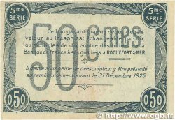50 Centimes FRANCE regionalismo e varie Rochefort-Sur-Mer 1920 JP.107.17 MB