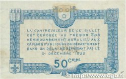 50 Centimes FRANCE regionalism and various Rodez et Millau 1917 JP.108.11 VF