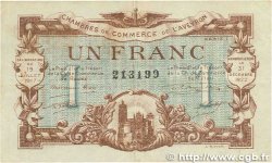 1 Franc FRANCE regionalismo y varios Rodez et Millau 1917 JP.108.14 BC