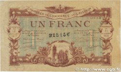1 Franc FRANCE regionalismo e varie Rodez et Millau 1917 JP.108.14 MB