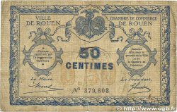 50 Centimes FRANCE regionalismo y varios Rouen 1920 JP.110.01 RC