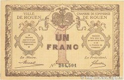1 Franc FRANCE regionalism and various Rouen 1920 JP.110.03 VF