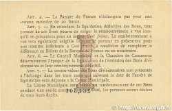 1 Franc FRANCE regionalismo y varios Rouen 1920 JP.110.03 MBC