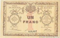 1 Franc FRANCE regionalismo y varios Rouen 1920 JP.110.03 EBC