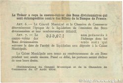 50 Centimes FRANCE regionalismo y varios Rouen 1922 JP.110.64 BC+