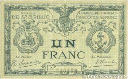 1 Franc FRANCE regionalismo y varios Saint-Brieuc 1918 JP.111.12 BC