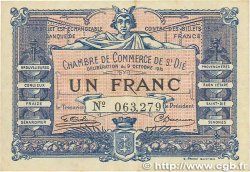 1 Franc FRANCE Regionalismus und verschiedenen Saint-Die 1915 JP.112.03 SS