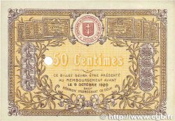 50 Centimes Annulé FRANCE regionalism and various  1915 JP.112.01var. XF
