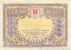 50 Centimes FRANCE regionalism and miscellaneous Saint-Die 1917 JP.112.10 VF