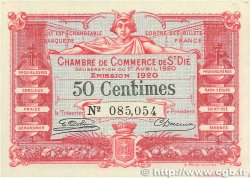 50 Centimes FRANCE Regionalismus und verschiedenen Saint-Die 1920 JP.112.16 VZ+