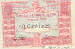 50 Centimes Spécimen FRANCE regionalism and various Saint-Die 1920 JP.112.17 AU