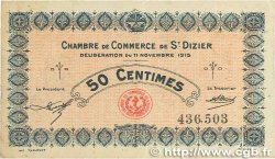 50 Centimes FRANCE regionalismo e varie Saint-Dizier 1915 JP.113.01 MB