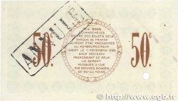 50 Centimes Spécimen FRANCE regionalism and miscellaneous  1915 JP.113.03var. VF+