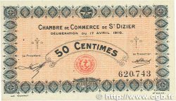 50 Centimes FRANCE regionalism and various Saint-Dizier 1916 JP.113.11 XF