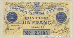 1 Franc FRANCE Regionalismus und verschiedenen Saint-Étienne 1914 JP.114.01 S