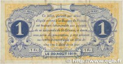 1 Franc FRANCE regionalism and various Saint-Étienne 1914 JP.114.01 F
