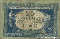 25 Centimes FRANCE Regionalismus und verschiedenen Saint-Étienne 1921 JP.114.05 SGE