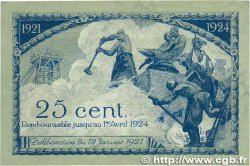 25 Centimes FRANCE regionalism and miscellaneous Saint-Étienne 1921 JP.114.05 VF+