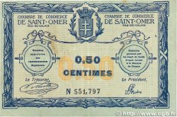 50 Centimes FRANCE Regionalismus und verschiedenen Saint-Omer 1914 JP.115.01 S
