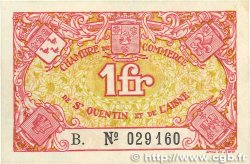 1 Franc FRANCE regionalism and various Saint-Quentin 1918 JP.116.03 G