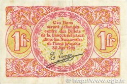 1 Franc FRANCE Regionalismus und verschiedenen Saint-Quentin 1918 JP.116.03 VZ