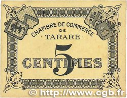5 Centimes FRANCE regionalism and various Tarare 1920 JP.119.38 VF