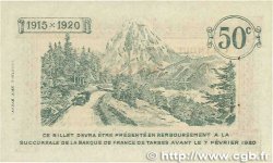 50 Centimes FRANCE regionalismo e varie Tarbes 1915 JP.120.01 SPL+