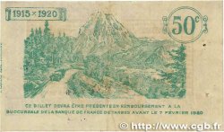 50 Centimes FRANCE Regionalismus und verschiedenen Tarbes 1915 JP.120.08 SS