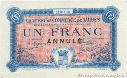 1 Franc Annulé FRANCE regionalism and miscellaneous Tarbes 1917 JP.120.15 XF