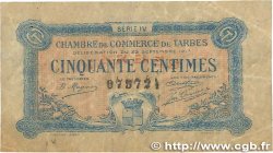 50 Centimes FRANCE regionalism and miscellaneous Tarbes 1917 JP.120.16 VG