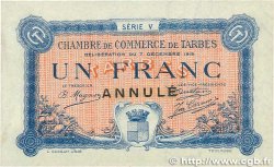 1 Franc Annulé FRANCE regionalismo e varie Tarbes 1919 JP.120.23