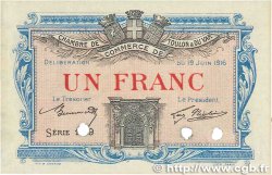 1 Franc FRANCE regionalism and miscellaneous Toulon 1916 JP.121.05 VF+
