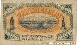 50 Centimes FRANCE regionalismo y varios Toulon 1919 JP.121.28 RC+