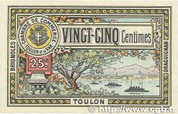 25 Centimes FRANCE regionalismo y varios Toulon 1921 JP.121.32 SC+