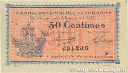 50 Centimes FRANCE régionalisme et divers Toulouse 1914 JP.122.08 SUP