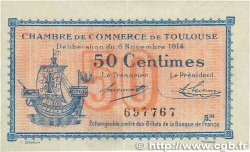 50 Centimes FRANCE regionalism and miscellaneous Toulouse 1914 JP.122.08