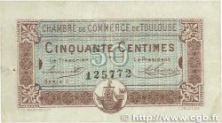 50 Centimes FRANCE regionalismo e varie Toulouse 1917 JP.122.22