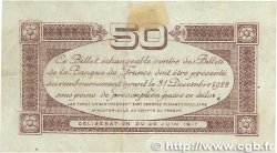 50 Centimes FRANCE regionalism and miscellaneous Toulouse 1917 JP.122.22 VF