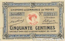 50 Centimes FRANCE régionalisme et divers Troyes 1918 JP.124.05 TTB+