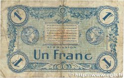 1 Franc FRANCE regionalism and miscellaneous Troyes 1918 JP.124.08 VG