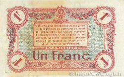 1 Franc FRANCE Regionalismus und verschiedenen Troyes 1918 JP.124.10 fVZ