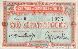 50 Centimes FRANCE regionalism and various Tulle 1918 JP.125.01 VF