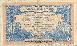 1 Franc FRANCE regionalismo e varie Valence 1915 JP.127.03 MB
