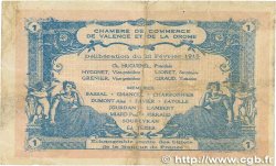 1 Franc FRANCE Regionalismus und verschiedenen Valence 1915 JP.127.07 S