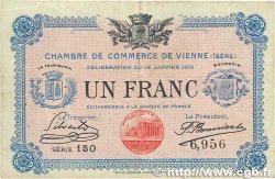 1 Franc FRANCE regionalismo y varios Vienne 1916 JP.128.12 BC