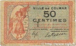 50 Centimes FRANCE regionalismo e varie Colmar 1918 JP.130.01 B