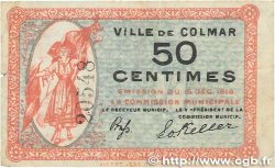 50 Centimes FRANCE regionalismo e varie Colmar 1918 JP.130.01 MB