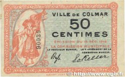 50 Centimes FRANCE regionalism and various Colmar 1918 JP.130.01 VF