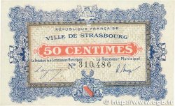 50 Centimes FRANCE regionalism and miscellaneous Strasbourg 1918 JP.133.01 AU